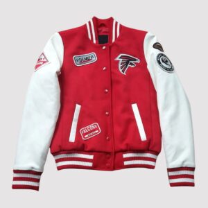 Atlanta Falcons Red/White Varsity Jacket