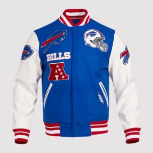 Buffalo Bills Mash Up Wool Varsity Jacket