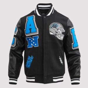 Carolina Panthers Mashup Varsity Jacket