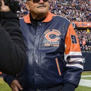 Chicago Bears Dick Butkus Leather Jacket