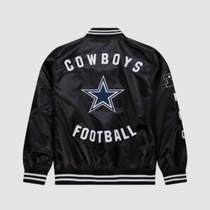 Dallas Cowboys Dune Royal Black Varsity Jacket
