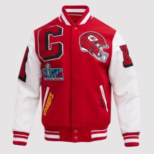 Kansas City Chiefs Pro Standard Red/White Mashup Varsity Jacket