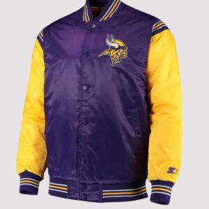 Minnesota Vikings Starter Purple/Yellow Satin Jacket