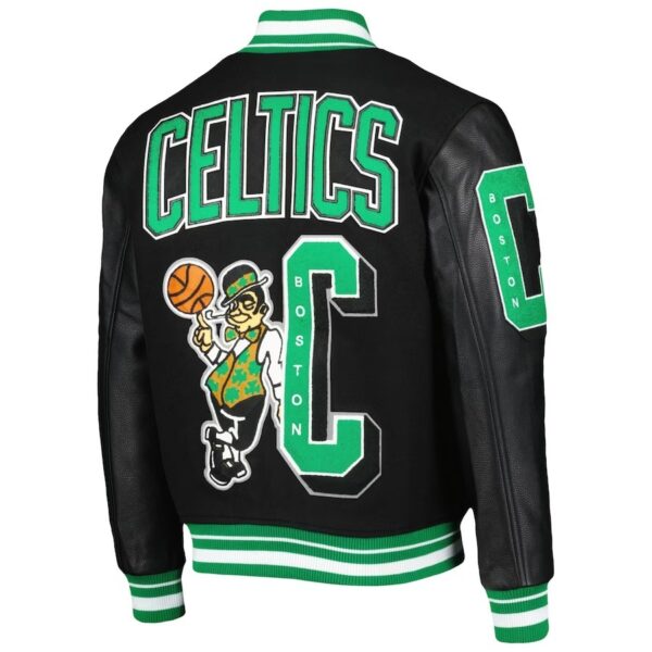 Boston Celtics Black Championship Jacket
