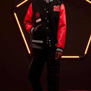 Across The Spider-Verse Miles Morales Varsity Jacket