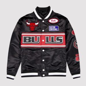 Chicago Bulls Rally Drive 2024 Black Jacket