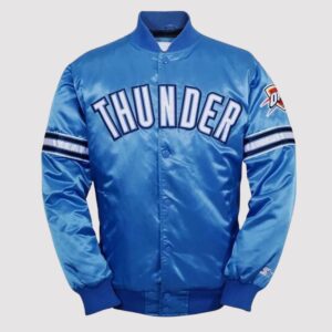 Oklahoma City Thunder Pick & Roll Varsity Jacket
