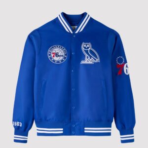 OVO X NBA Philadelphia 76ers Varsity Jacket