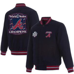 Atlanta Braves Full Snap Jacket