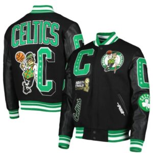 Boston Celtics Black Championship Jacket