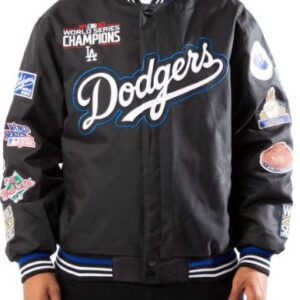 Los Angeles Dodgers Black Championship Jacket