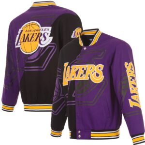 Los Angeles Lakers Purple and Black Jacket