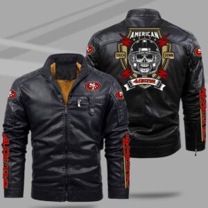San Francisco 49ers Halloween Leather Jacket