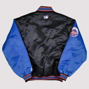 Discover the iconic New York Mets Black and Blue 90’s Varsity Jacket. Perfect for fans and fashion enthusiasts alike, this jacket combines style and nostalgia.