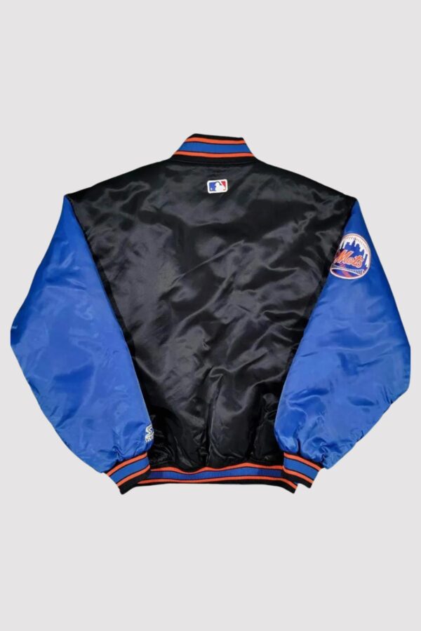 Discover the iconic New York Mets Black and Blue 90’s Varsity Jacket. Perfect for fans and fashion enthusiasts alike, this jacket combines style and nostalgia.