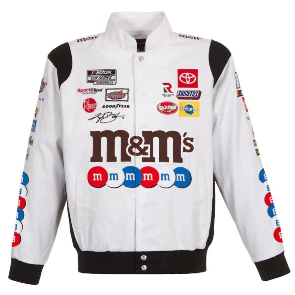 Kyle Busch M&Ms Full-Snap Twill Jacket