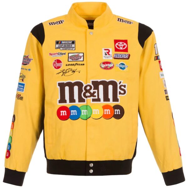 Kyle Busch M&Ms Full-Snap Twill Jacket