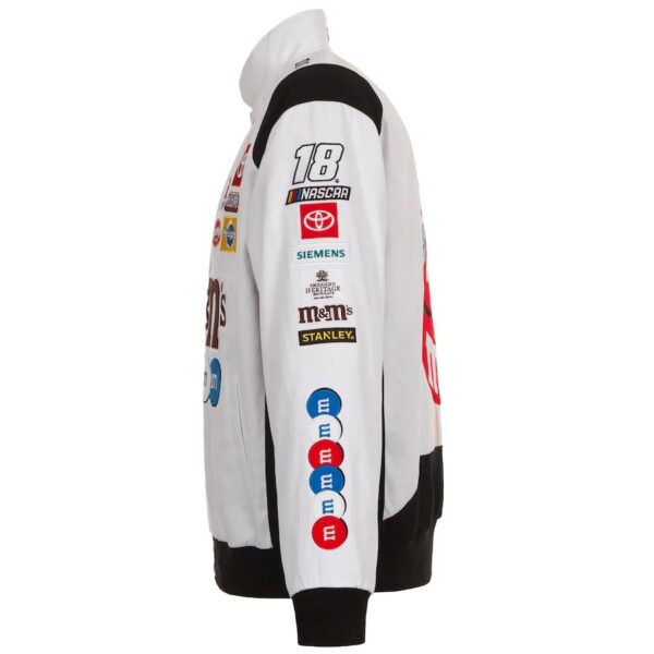 Kyle Busch M&Ms Full-Snap Twill Jacket