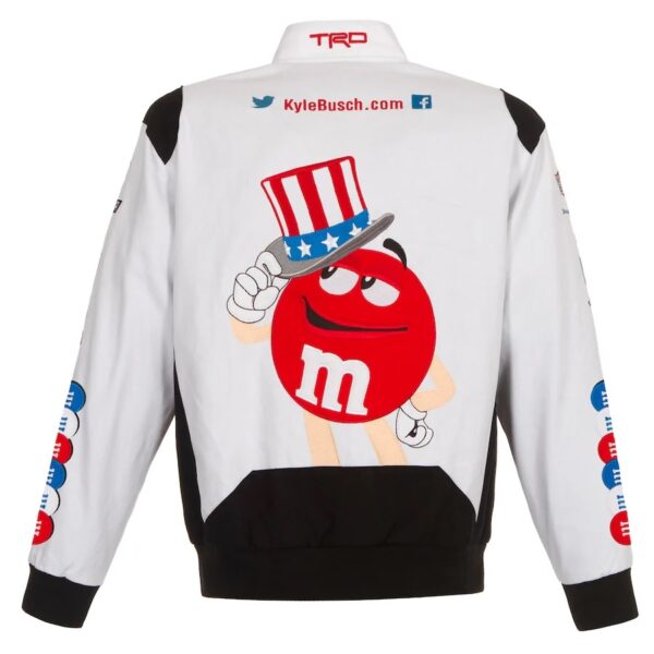 Kyle Busch M&Ms Full-Snap Twill Jacket