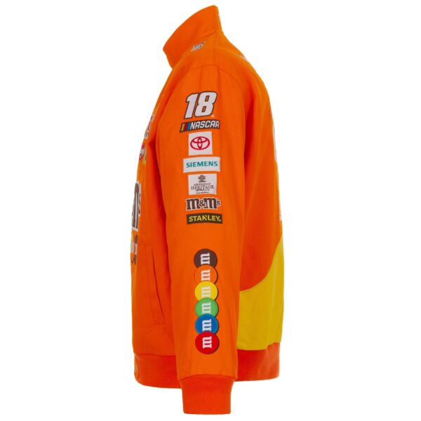 Kyle Busch M&Ms Full-Snap Twill Jacket