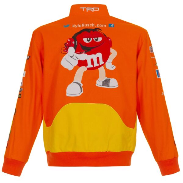 Kyle Busch M&Ms Full-Snap Twill Jacket