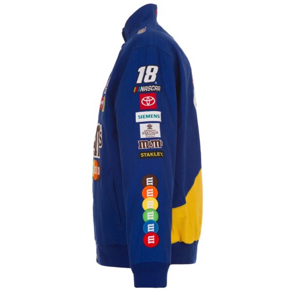 Kyle Busch M&Ms Full-Snap Twill Jacket