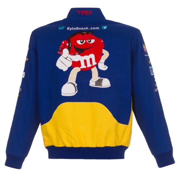 Kyle Busch M&Ms Full-Snap Twill Jacket