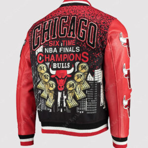 Chicago Bulls Pro Standard Red Remix Varsity Jacket