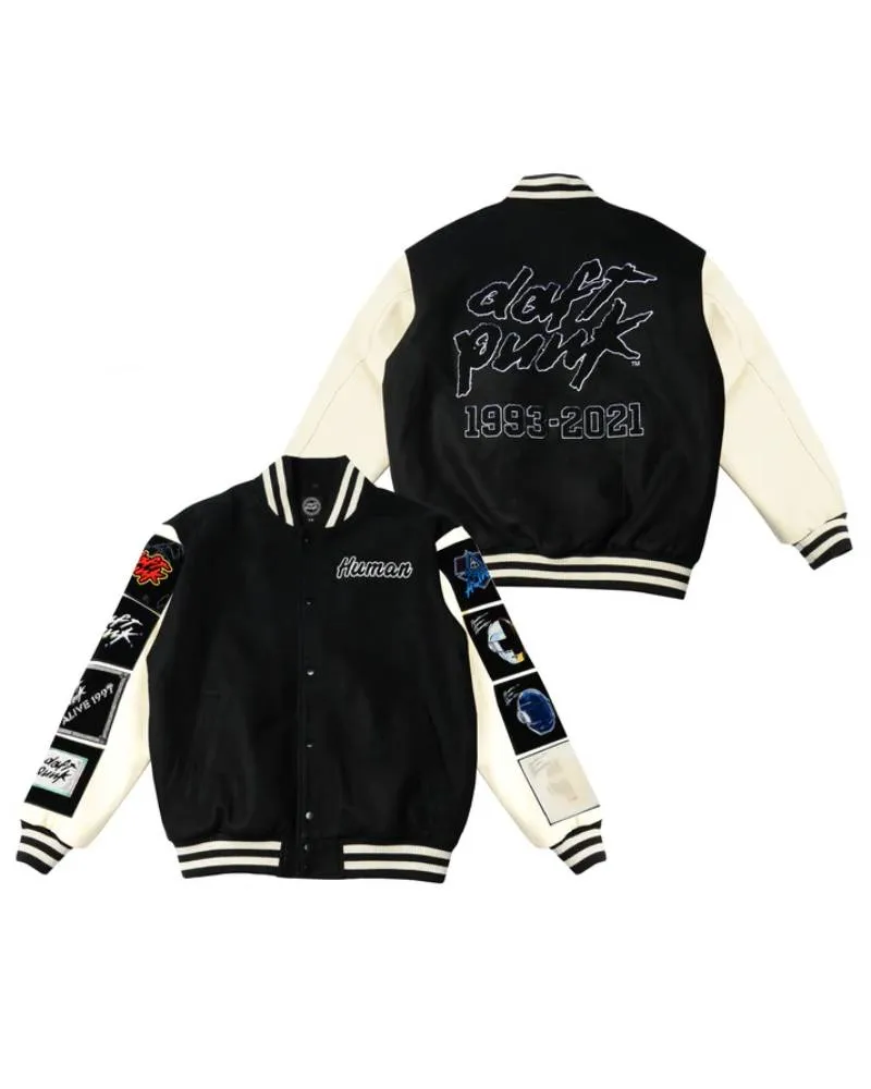 Daft Punk Letterman Unisex Jacket Daft Punk Letterman Unisex Jacket