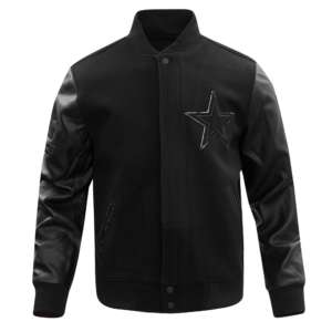 Dallas Cowboys NFL Triple Black Varsity Jacket