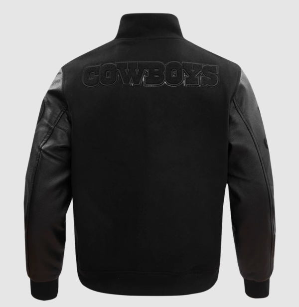 Dallas Cowboys NFL Triple Black Varsity Jacket