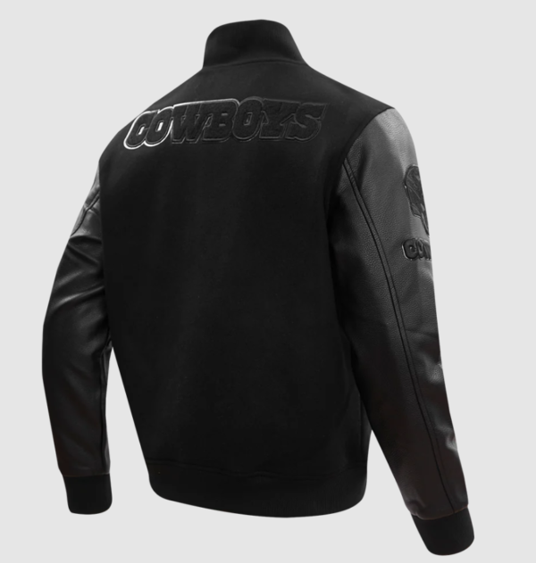 Dallas Cowboys NFL Triple Black Varsity Jacket
