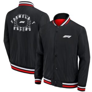 Formula 1 Black Satin Jacket