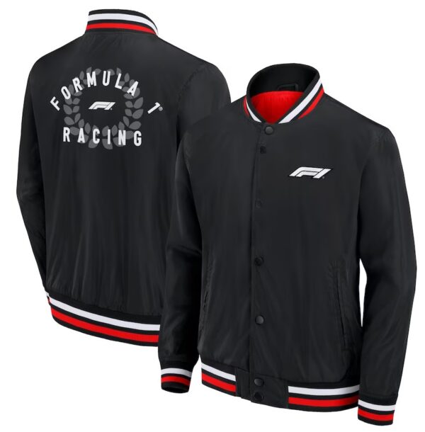 Formula 1 Black Satin Jacket