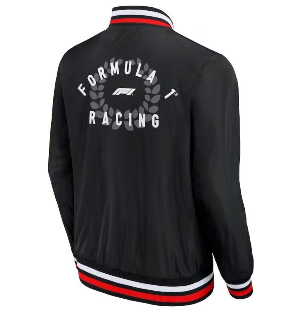 Formula 1 Black Satin Jacket