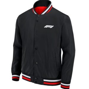Formula 1 Black Satin Jacket