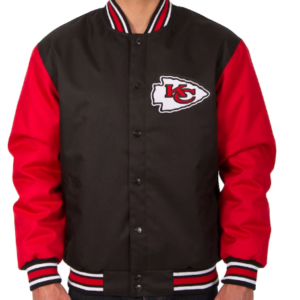 Poly Twill Kansas City Chiefs Jacket Celebrate NFL Pride