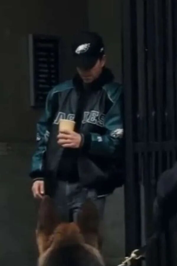 Mark Wahlberg Shooter Eagles Leather Varsity Jacket