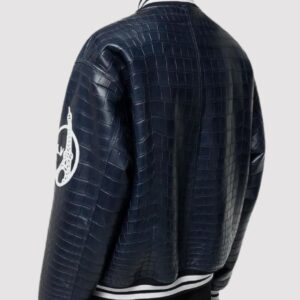 Mens Louis Vuitton Vers 2024 Blue Varsity Jacket