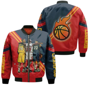 NBA Legends Kobe Bryant Michael Jordan LeBron James Signatures Jacket
