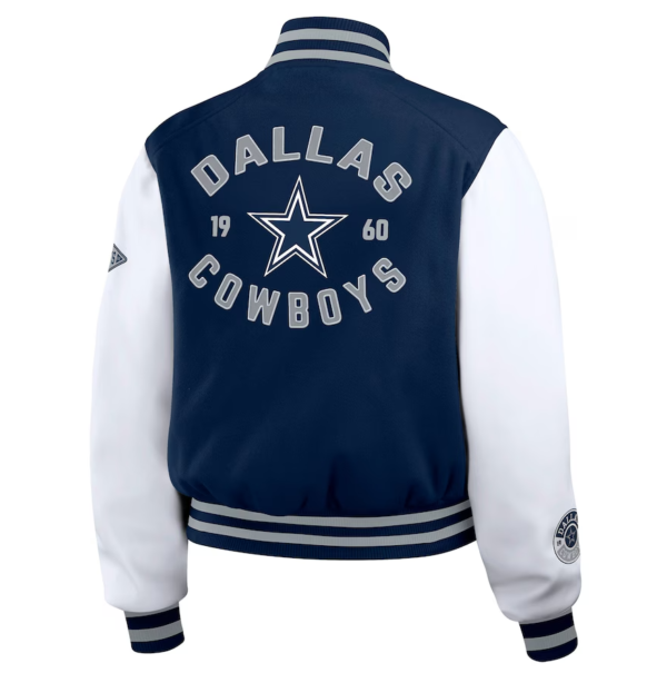 Material: Fleece Inner: Soft Viscose Lining Closure: Zip Closure Collar: Stand-up collar Sleeves: Full-length Cuffs: Rib-knitted with hem Pockets: Two side waist Color: Blue&White Finely stitched