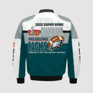 Philadelphia Eagles Super Bowl LIX 2025 Winning Spirit Bomber Jacket
