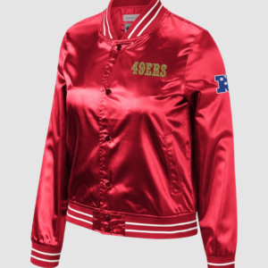 Faithful To The Bay 49ers Red Bomber Jacket