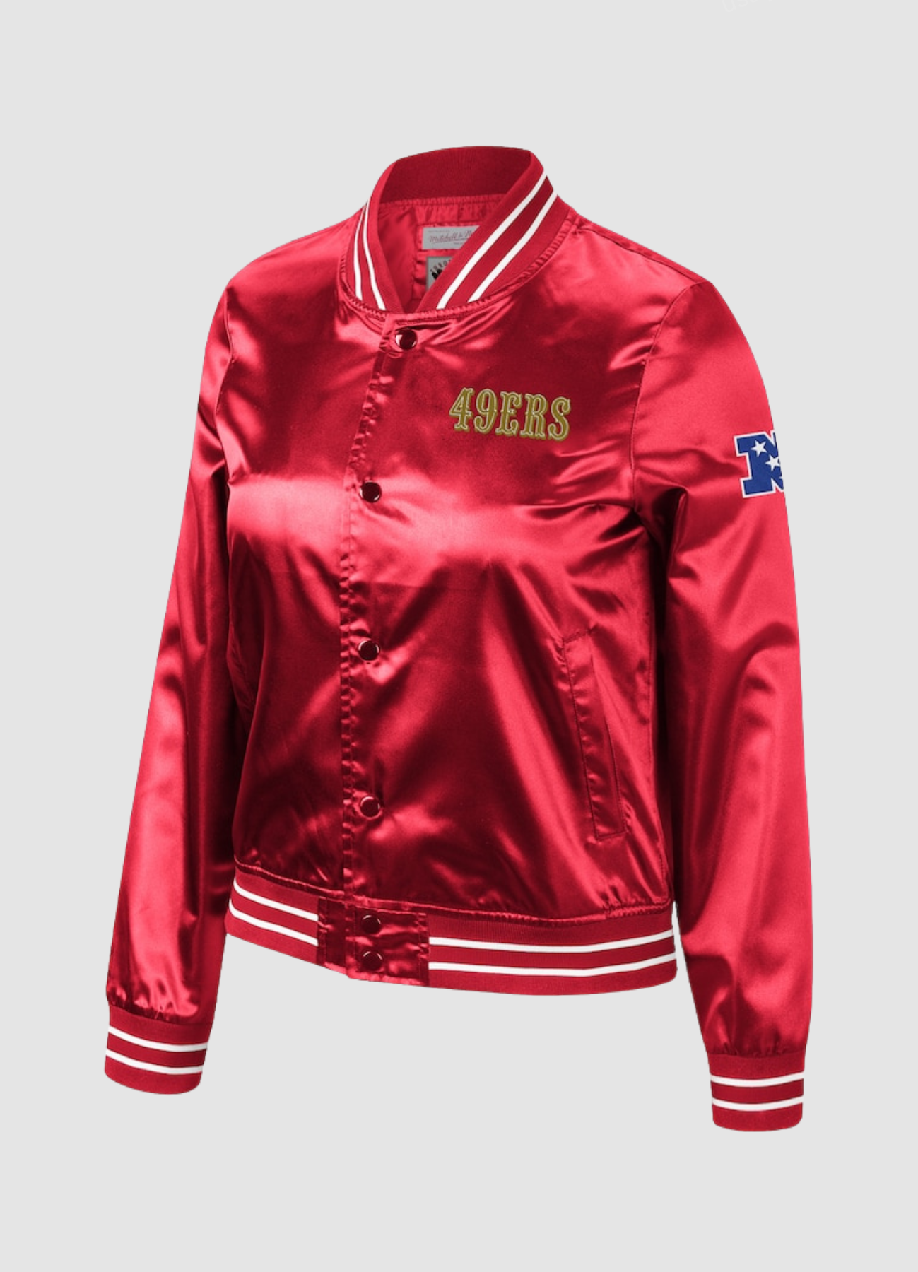 Faithful To The Bay 49ers Red Bomber Jacket Faithful To The Bay 49ers Red Bomber Jacket