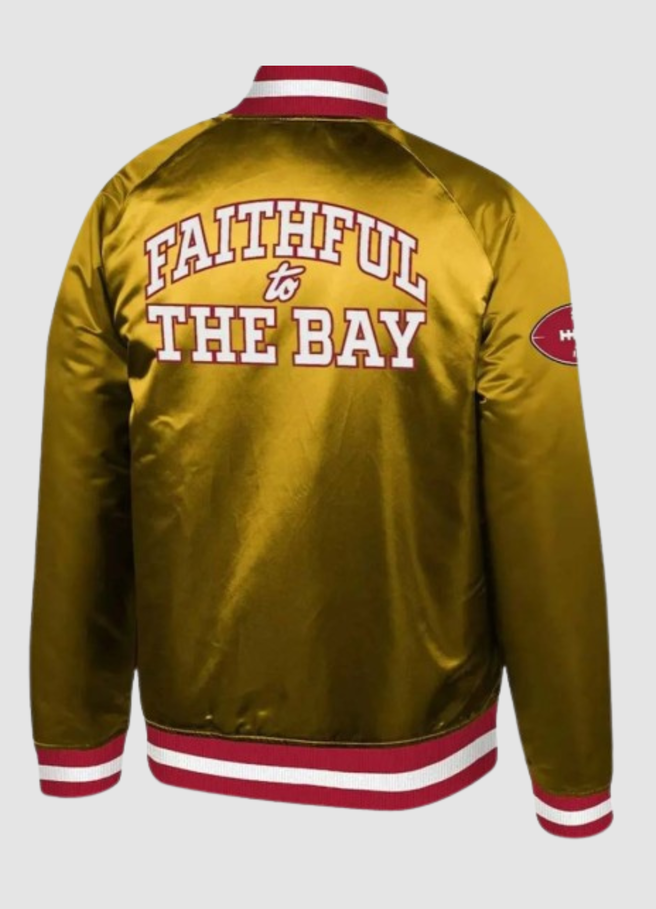 Faithful To The Bay 49ers Golden Bomber Jacket Faithful To The Bay 49ers Golden Bomber Jacket