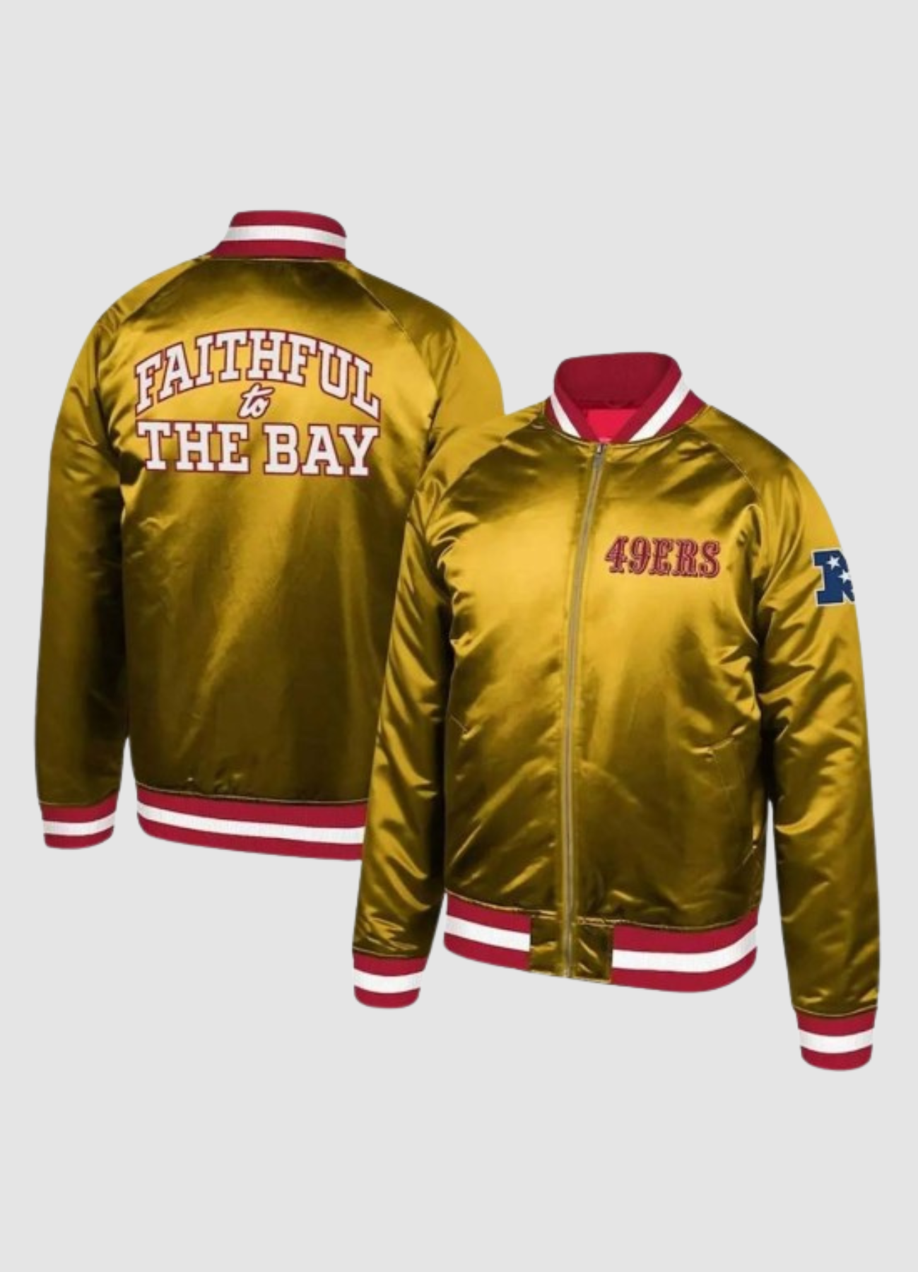 Faithful To The Bay 49ers Golden Bomber Jacket Faithful To The Bay 49ers Golden Bomber Jacket