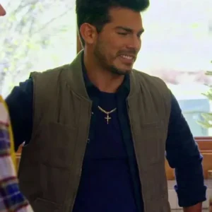 Finding Mr. Christmas Angel Garet Green Vest