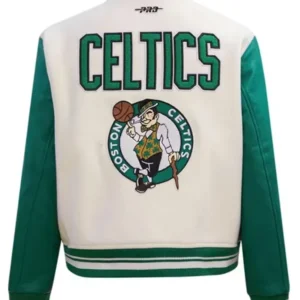Boston Retro White Celtics Jacket