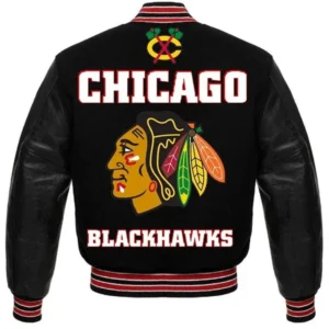 Chicago Blackhawks Styles Varsity Jacket