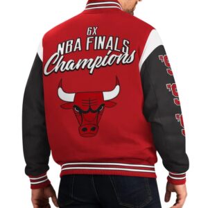Chicago Bulls 6 Time Championship Varsity Jacket